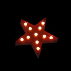 BRELONG 3D Warm White Decoration Night Light For Kids Room Christmas Wedding Star 3V -Christmas Lights Store 228901 1803397 F