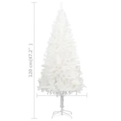 Artificial Christmas Tree Lifelike Needles White 120 Cm -Christmas Lights Store 239243 1891265 F