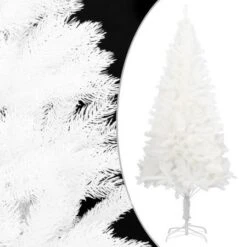 Artificial Christmas Tree Lifelike Needles White 150 Cm