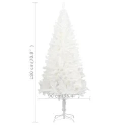 Artificial Christmas Tree Lifelike Needles White 180 Cm -Christmas Lights Store 239247 1891289 F
