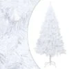 Artificial Christmas Tree With Thick Branches White 180 Cm PVC