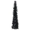 Pop-up Artificial Christmas Tree Black 120 Cm PET