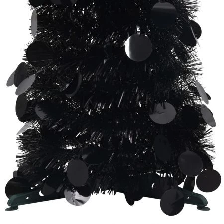Pop-up Artificial Christmas Tree Black 120 Cm PET 3 Pop-up Artificial Christmas Tree Black 120 Cm PET - Image 3