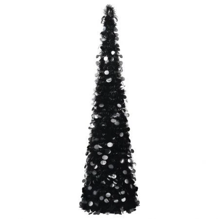 Pop-up Artificial Christmas Tree Black 150 Cm PET 1 Pop-up Artificial Christmas Tree Black 150 Cm PET