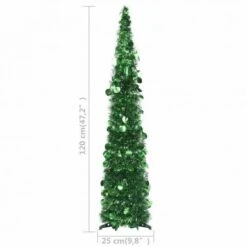 Pop-up Artificial Christmas Tree Green 120 Cm PET -Christmas Lights Store 244689 1947425 F
