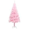 Artificial Christmas Tree With Stand Pink 150 Cm PVC