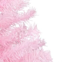 Artificial Christmas Tree With Stand Pink 150 Cm PVC -Christmas Lights Store 244701 1947481 F