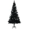 Artificial Christmas Tree With Stand Black 150 Cm PVC