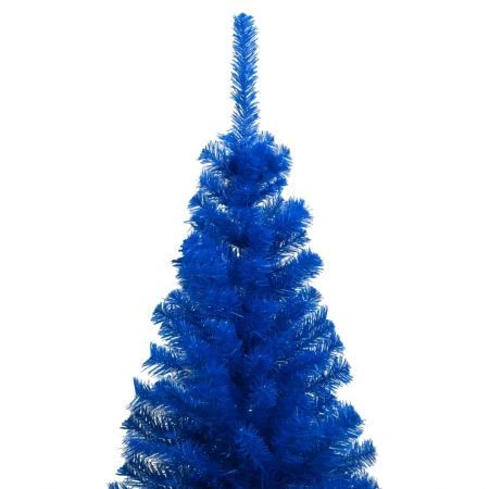 Artificial Christmas Tree With Stand Blue 150 Cm PVC 2 Artificial Christmas Tree With Stand Blue 150 Cm PVC - Image 2