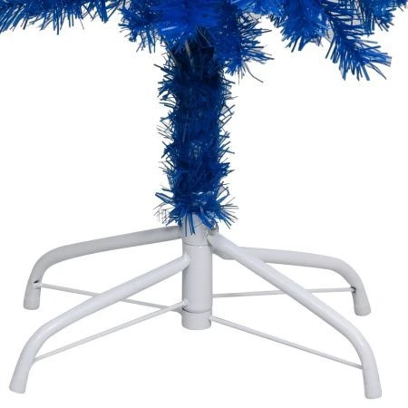 Artificial Christmas Tree With Stand Blue 150 Cm PVC 4 Artificial Christmas Tree With Stand Blue 150 Cm PVC - Image 4