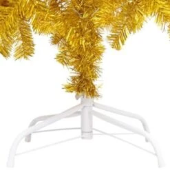 Artificial Christmas Tree With Stand Gold 150 Cm PET -Christmas Lights Store 244709 1947523 F