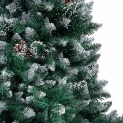 Artificial Christmas Tree With Pine Cones And White Snow 180 Cm -Christmas Lights Store 244715 1947553 F