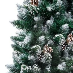 Artificial Christmas Tree With Pine Cones And White Snow 180 Cm -Christmas Lights Store 244715 1947555 F