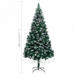 Artificial Christmas Tree With Pine Cones And White Snow 240 Cm 11 Artificial Christmas Tree With Pine Cones And White Snow 240 Cm -Christmas Lights Store 244719 1947583 F