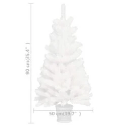 Artificial Christmas Tree Lifelike Needles White 90 Cm 11 Artificial Christmas Tree Lifelike Needles White 90 Cm -Christmas Lights Store 244723 1947607 F
