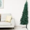 Artificial Half Christmas Tree With Stand Green 150 Cm PVC