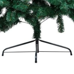 Artificial Half Christmas Tree With Stand Green 180 Cm PVC -Christmas Lights Store 244727 1947637 F