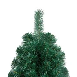 Artificial Half Christmas Tree With Stand Green 210 Cm PVC -Christmas Lights Store 244729 1947649 F
