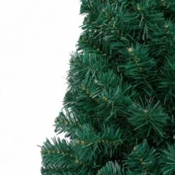 Artificial Half Christmas Tree With Stand Green 210 Cm PVC -Christmas Lights Store 244729 1947651 F