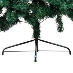 Artificial Half Christmas Tree With Stand Green 210 Cm PVC -Christmas Lights Store 244729 1947653 F