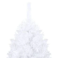 Artificial Christmas Tree With Thick Branches White 150 Cm PVC -Christmas Lights Store 244739 1947709 F