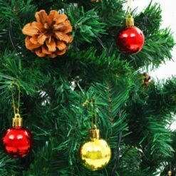 Artificial Christmas Tree With Baubles And LEDs Green 180 Cm 10 Artificial Christmas Tree With Baubles And LEDs Green 180 Cm -Christmas Lights Store 244837 2332115 F
