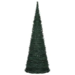 Pop-up String Artificial Christmas Tree With LED Green 180 Cm -Christmas Lights Store 244875 2332263 F