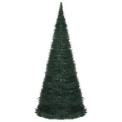 Pop-up String Artificial Christmas Tree With LED Green 210 Cm -Christmas Lights Store 244877 2332281 F