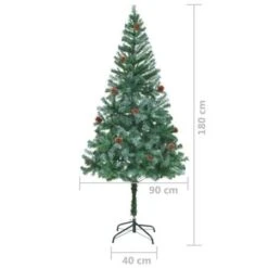 Artificial Christmas Tree With Pinecones 180 Cm -Christmas Lights Store 245673 1955983 F