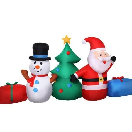 Jingle Jollys 2.7M Christmas Inflatable Tree Snowman Lights Outdoor Decorations 6 Jingle Jollys 2.7M Christmas Inflatable Tree Snowman Lights Outdoor Decorations - Image 6