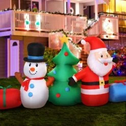 Jingle Jollys 2.7M Christmas Inflatable Tree Snowman Lights Outdoor Decorations 10 Jingle Jollys 2.7M Christmas Inflatable Tree Snowman Lights Outdoor Decorations -Christmas Lights Store 251715 2251145 F