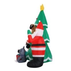 Jingle Jollys 3M Inflatable Christmas Tree Santa Lights Outdoor Decorations -Christmas Lights Store 251717 2251193 F