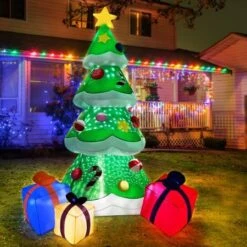 Jingle Jollys 3M Christmas Inflatable Tree LED Lights Outdoor Xmas Decorations -Christmas Lights Store 251721 2041707 F