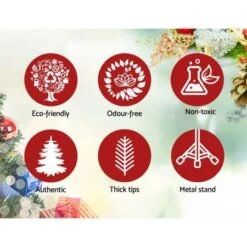 Jingle Jollys Christmas Tree 1.8M 6FT Xmas Decorations Great Snowy Green 11 Jingle Jollys Christmas Tree 1.8M 6FT Xmas Decorations Great Snowy Green -Christmas Lights Store 251747 2041907 F