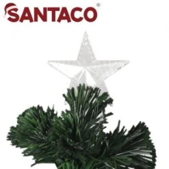 SANTACO Christmas Tree 1.8M 6Ft Xmas Decorations Fibre Optic Multicolour Lights -Christmas Lights Store 256383 2100719 F
