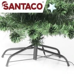 SANTACO Christmas Tree 2.4M 8Ft Xmas Decorations Fibre Optic Multicolour Lights -Christmas Lights Store 256387 2100755 F