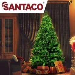 SANTACO Christmas Tree 1.5M 5Ft Xmas Home Garden Decor Warm LED Lights -Christmas Lights Store 256389 2100773 F
