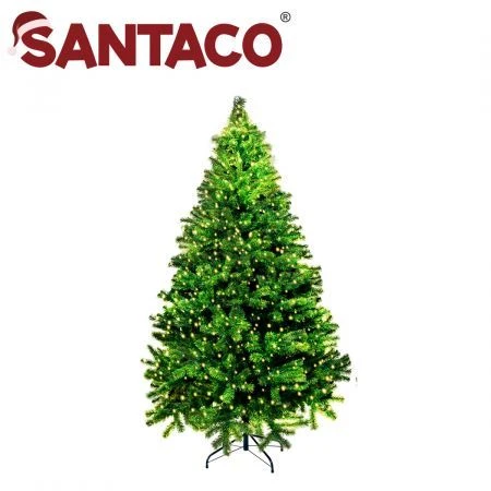SANTACO Christmas Tree 2.1M 7Ft Xmas Home Garden Decor Warm LED Lights 1 SANTACO Christmas Tree 2.1M 7Ft Xmas Home Garden Decor Warm LED Lights