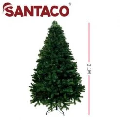 SANTACO Christmas Tree 2.1M 7Ft Xmas Home Garden Decor Warm LED Lights 10 SANTACO Christmas Tree 2.1M 7Ft Xmas Home Garden Decor Warm LED Lights -Christmas Lights Store 256393 2100809 F