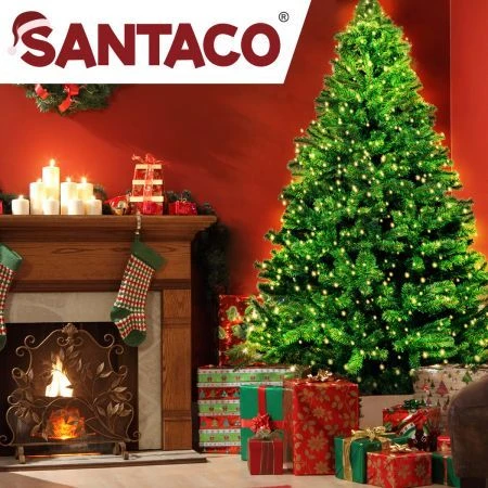 SANTACO Christmas Tree 2.1M 7Ft Xmas Home Garden Decor Warm LED Lights 8 SANTACO Christmas Tree 2.1M 7Ft Xmas Home Garden Decor Warm LED Lights - Image 8