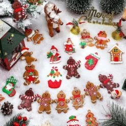 43pcs Gingerbread Man Pirates Ornaments For Christmas Tree Decorations Hanging -Christmas Lights Store 256725 2103569 HD