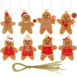 43pcs Gingerbread Man Pirates Ornaments For Christmas Tree Decorations Hanging -Christmas Lights Store 256725 2103571 HD