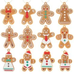 43pcs Gingerbread Man Pirates Ornaments For Christmas Tree Decorations Hanging -Christmas Lights Store 256725 2103573 HD