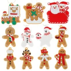 43pcs Gingerbread Man Pirates Ornaments For Christmas Tree Decorations Hanging -Christmas Lights Store 256725 2103577 HD