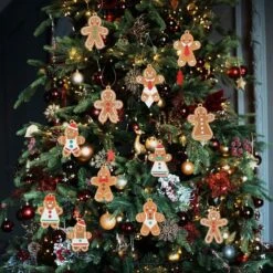 43pcs Gingerbread Man Pirates Ornaments For Christmas Tree Decorations Hanging -Christmas Lights Store 256725 2103583 HD
