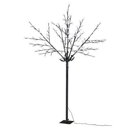 Jingle Jollys 1.8M LED Christmas Tree Blossom Twig Optic Fiber Cold White 1 Jingle Jollys 1.8M LED Christmas Tree Blossom Twig Optic Fiber Cold White
