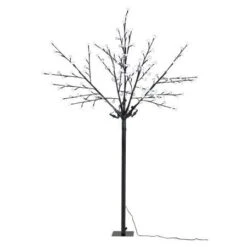 Jingle Jollys 1.8M LED Christmas Tree Blossom Twig Optic Fiber Cold White 10 Jingle Jollys 1.8M LED Christmas Tree Blossom Twig Optic Fiber Cold White -Christmas Lights Store 256793 2106239 F