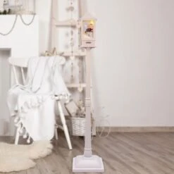 Stockholm Christmas Lights Solar LED Musical Lamppost 156cm White Party Decor -Christmas Lights Store 256943 2384369 F