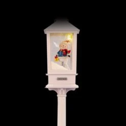 Stockholm Christmas Lights Solar LED Musical Lamppost 156cm White Party Decor -Christmas Lights Store 256943 2384371 F