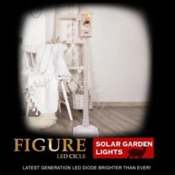 Stockholm Christmas Lights Solar LED Musical Lamppost 156cm White Party Decor -Christmas Lights Store 256943 2384377 F